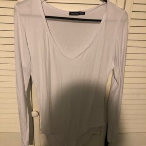 Boohoo white body suit